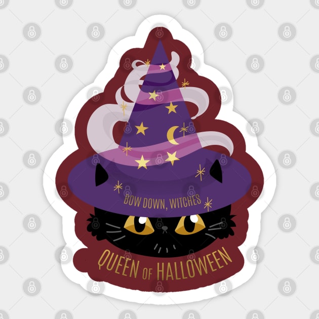 Queen of Halloween Sticker by KodiakMilly